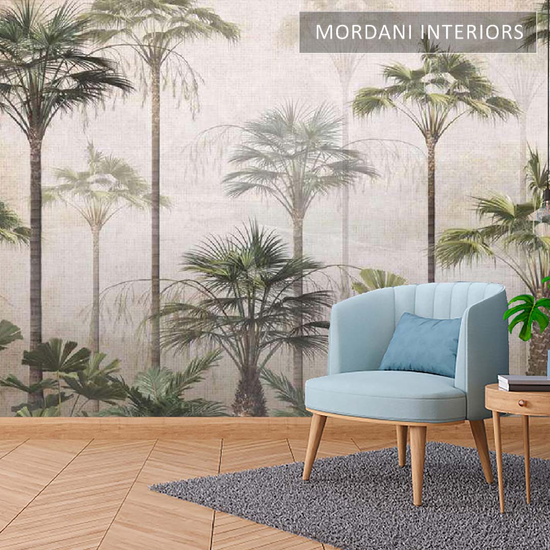 Vintage Coconut Tree Wall Mural